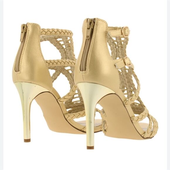 DATELLI OPEN-TOE T-STRAP HIGH HEEL STILETTO WOMEN'S SANDAL - Picture 1 of 14